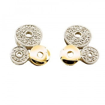 9ct gold Diamond Stud Earrings